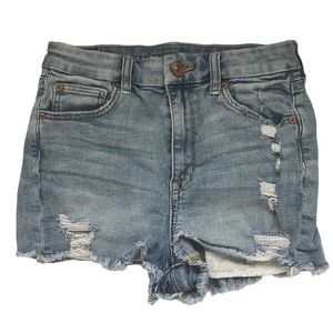 American eagle super stretch curvy high-rise Shorty shorts size 4